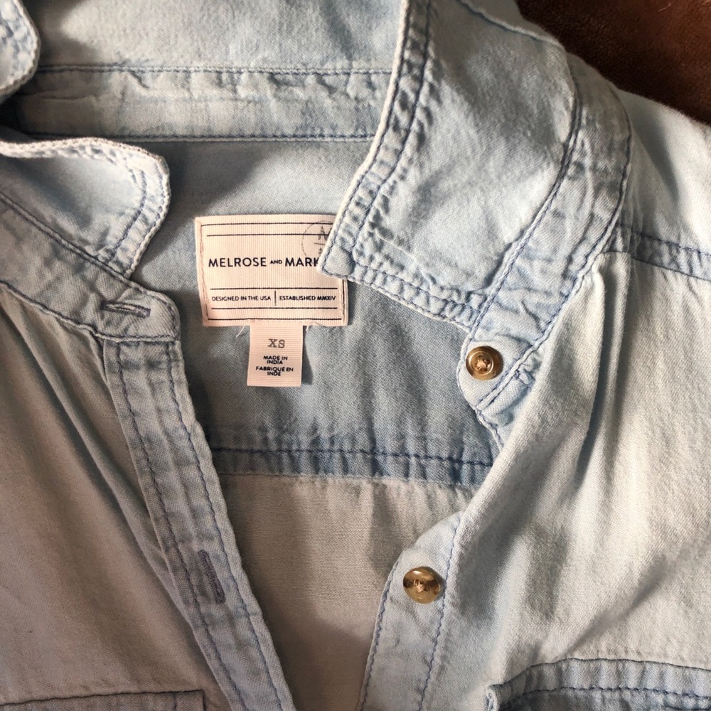 Denim Button Up - Picture 2 of 4